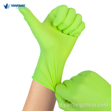 Διαφανή συνθετικά γάντια νιτριλίου